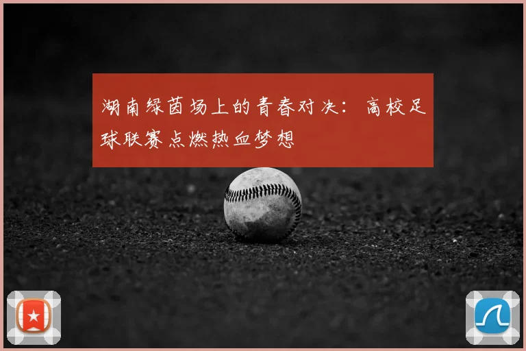 湖南绿茵场上的青春对决：高校足球联赛点燃热血梦想